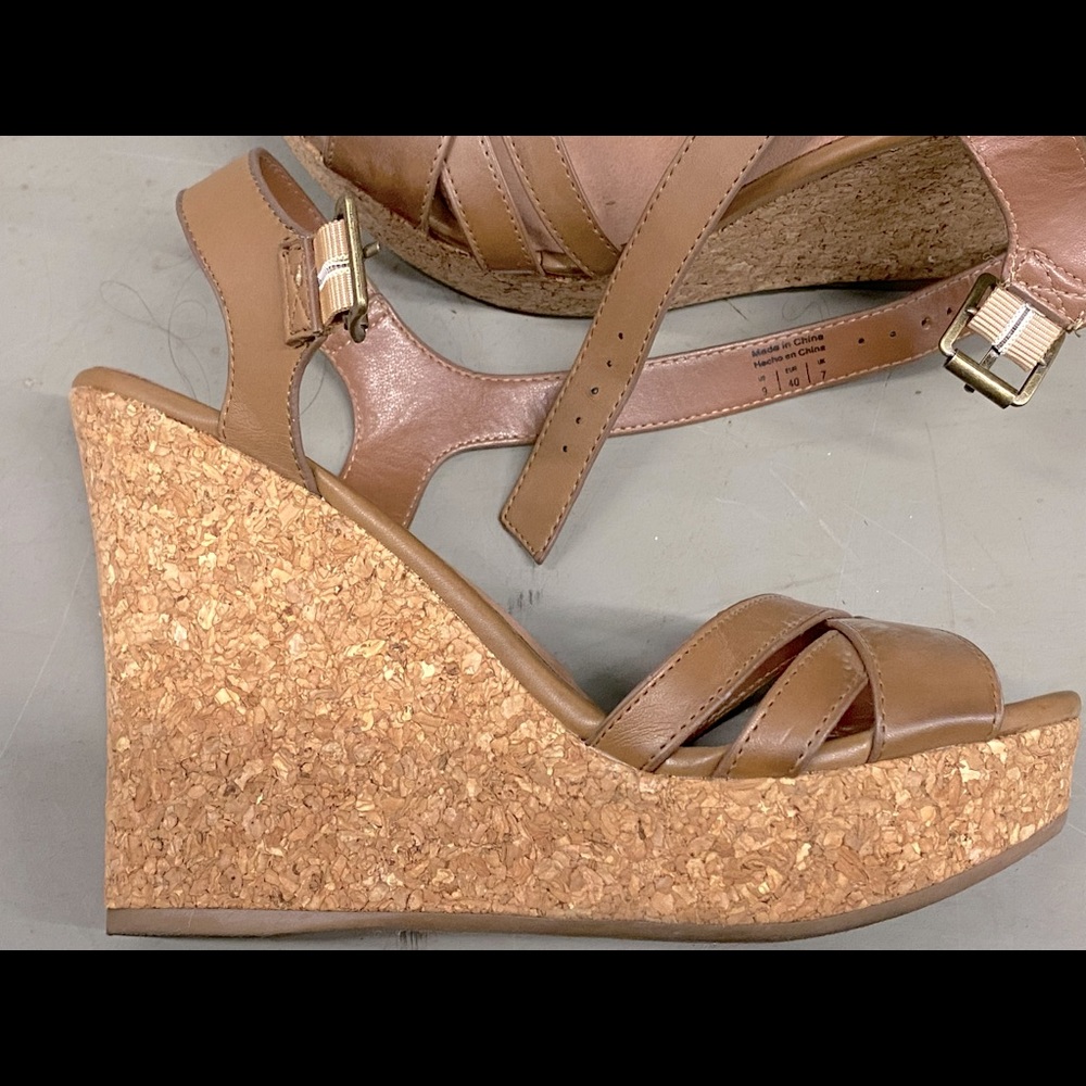 Tan Aldo Wedges